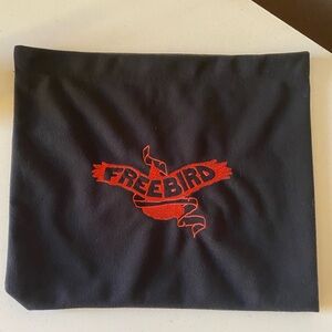Freebird Black and Red Bird Shoe Covers